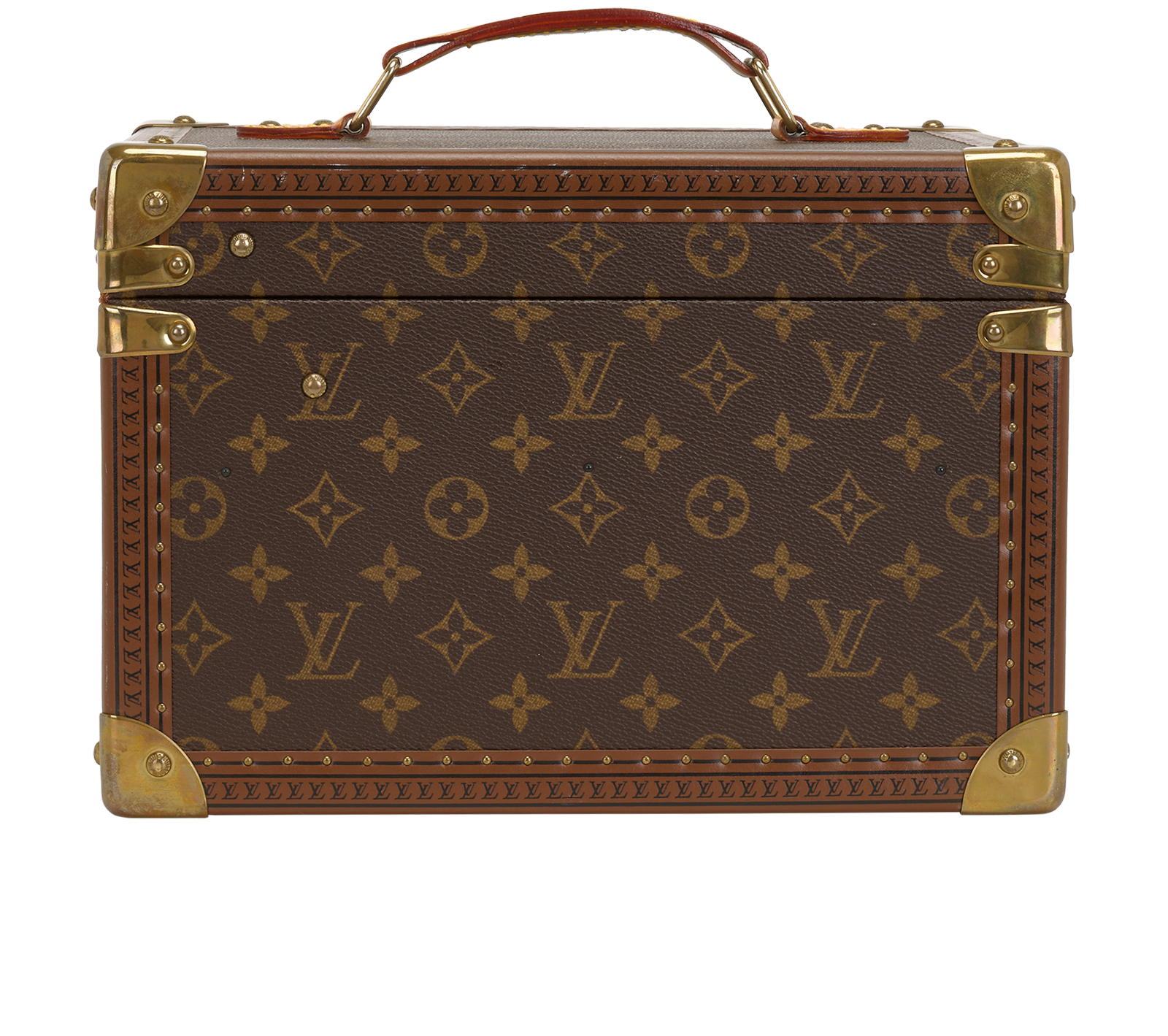 Louis Vuitton Vintage Boite Flacons Vanity Case, &pound;2,300, Accessories, Brown, Canvas, Side view